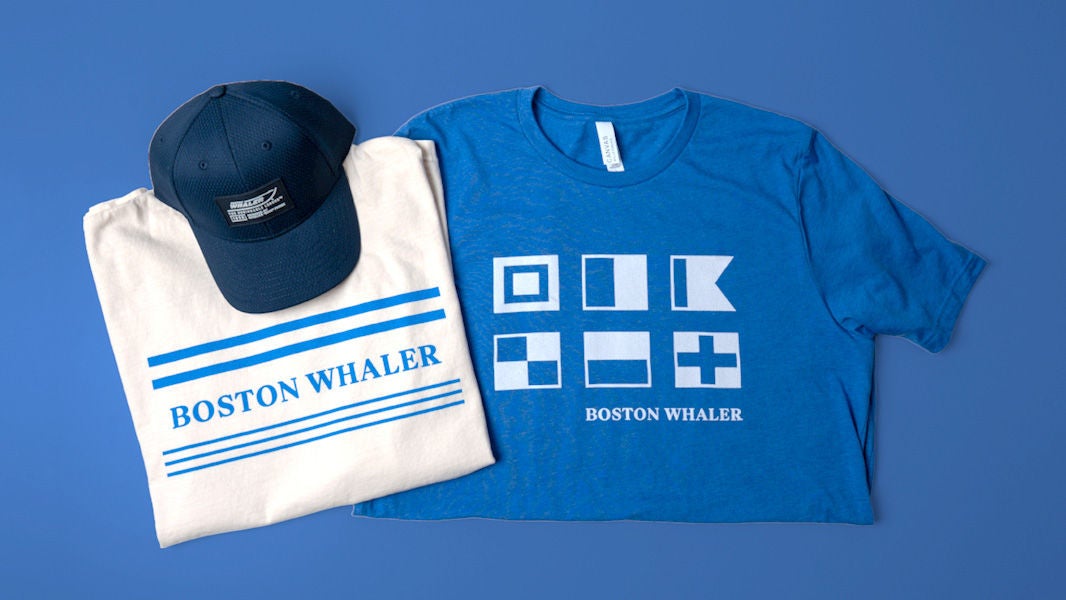 Boston Whaler 2026 Apparel, hat and t-shirts