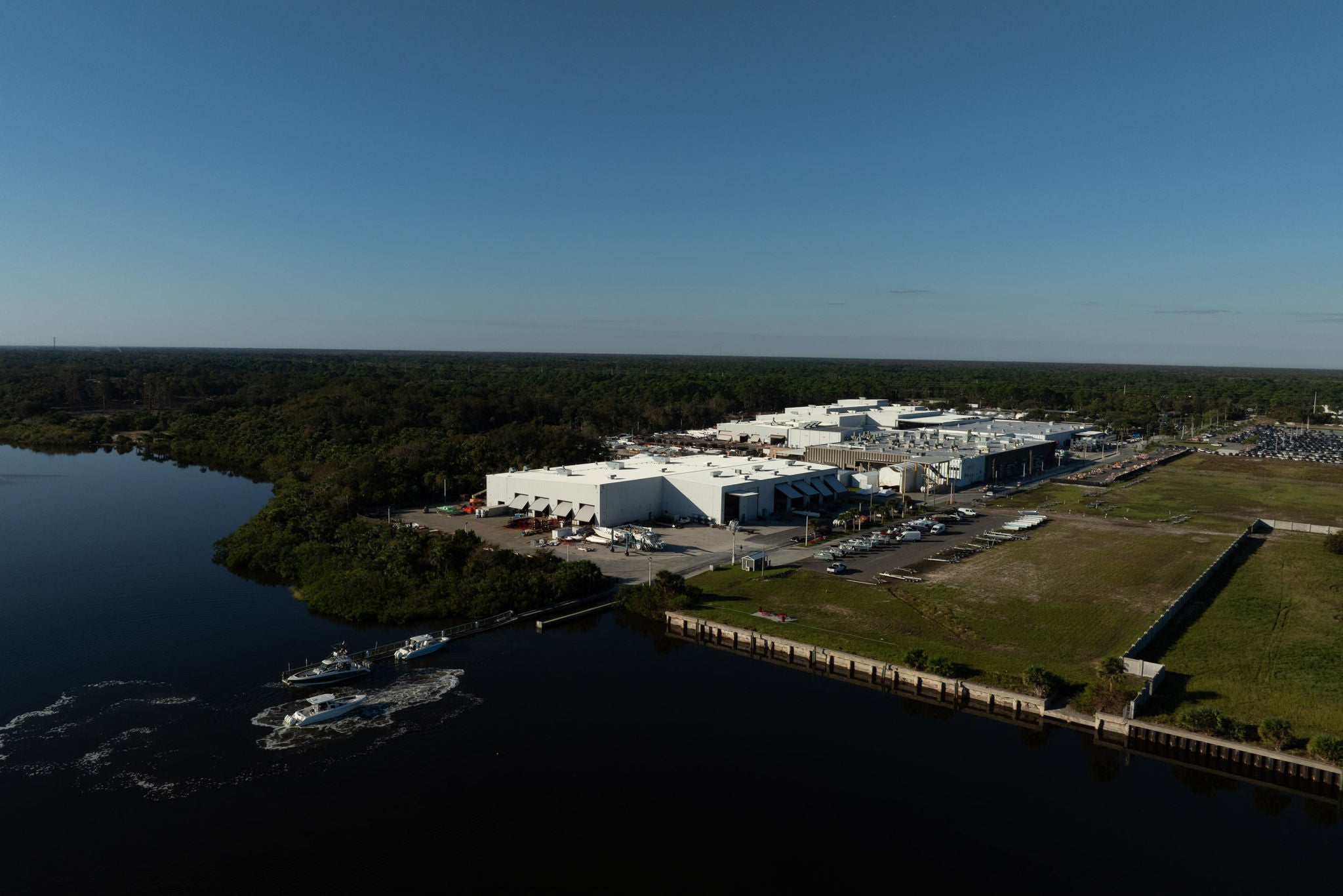 View of the plan expansion from above
