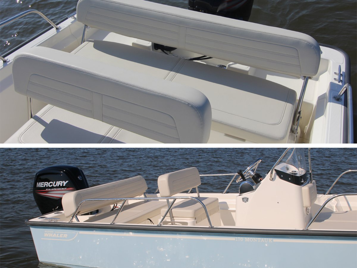 Seating - aft bench seat w/seat cushion and backrest