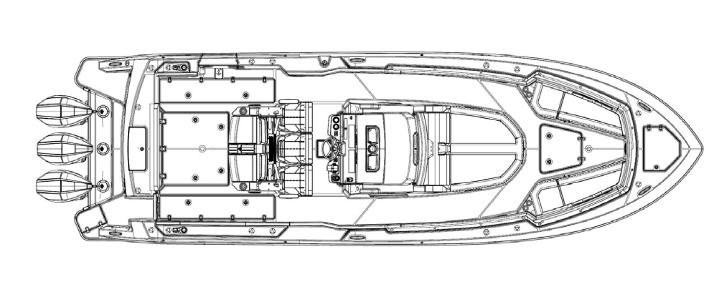 Boston Whaler 360 Outrage Floorplan